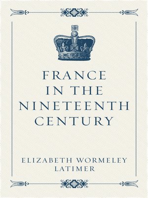 cover image of France in the Nineteenth Century